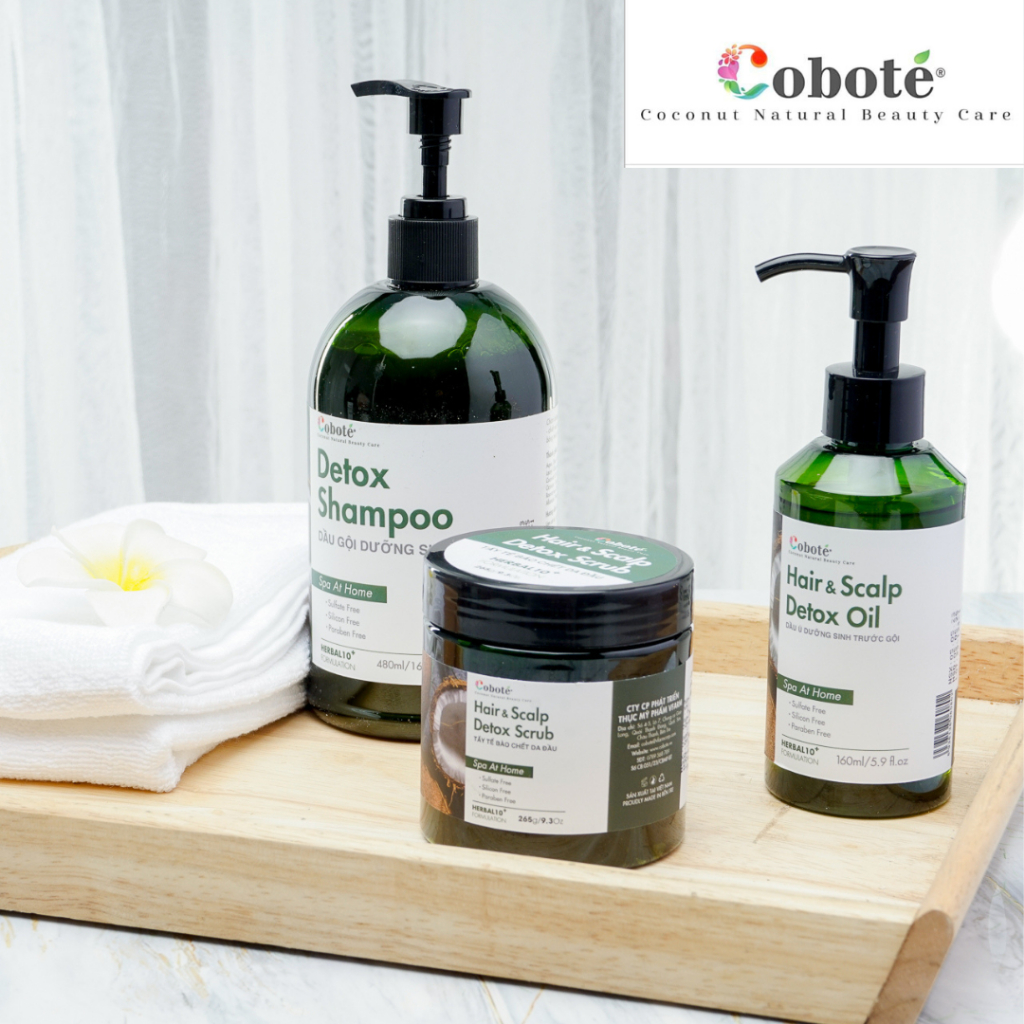Combo Dầu Gội Dưỡng Sinh Coboté Chăm Sóc Tóc