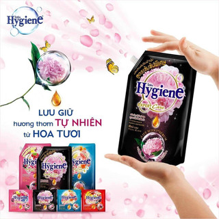 Nước xả vải Hygiene Thái lan cao cấp đậm đặc lưu hương lâu thơm mềm, tiết kiệm