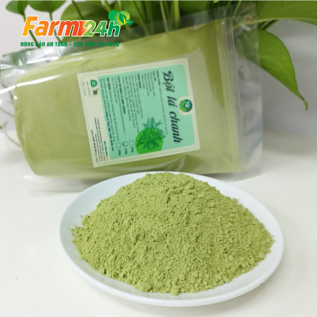 Bột lá chanh sấy lạnh nguyên chất 100%, gia vị thơm ngon, dùng pha chế, nấu lẩu, trắng da, giảm ná.m, trắng răng