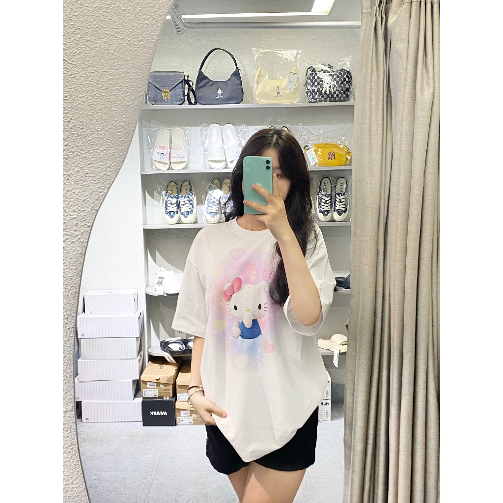 Áo Thun ADLV x Hello Kitty - Unisex Nam Nữ chính hãng Authenitc - Xách tay Hàn
