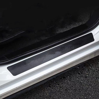 Nẹp carbon chống xước, viền trang trí vân carbon 5d sẵn keo dán bậc bước chân, phụ kiện xe hơi