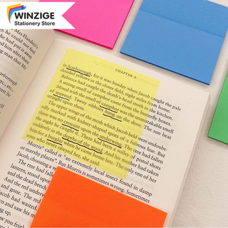 Winzige set 50 giấy note trong suốt tờ giấy ghi chú giấy note nhiều màu giấy ghi chú có keo