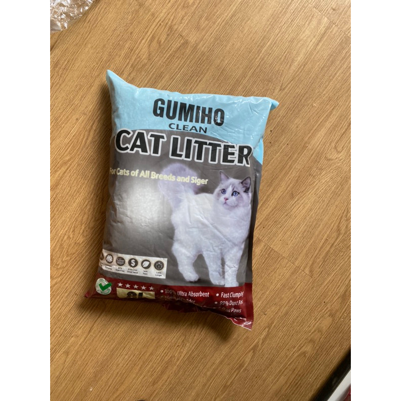 Cát đất sét cho mèo Gumiho 8L 4kg vón tốt