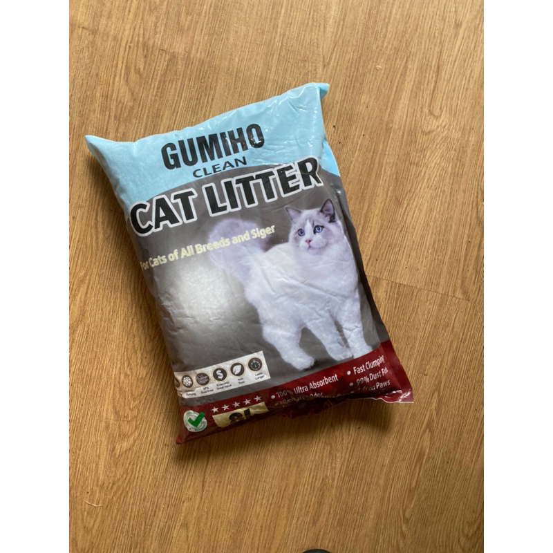 Cát đất sét cho mèo Gumiho 8L 4kg vón tốt
