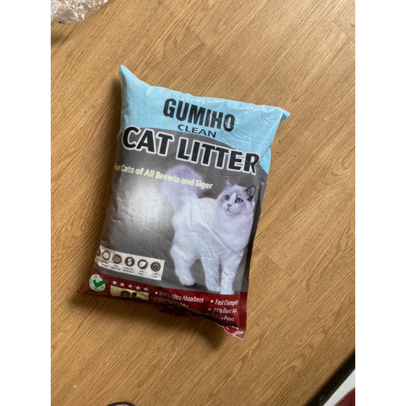 Cát đất sét cho mèo Gumiho 8L 4kg vón tốt