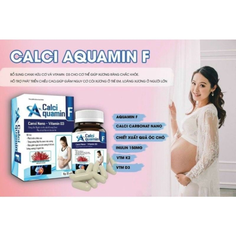 CALCI AQUAMIN F (calci cacbonnat nano - vitamin d3)