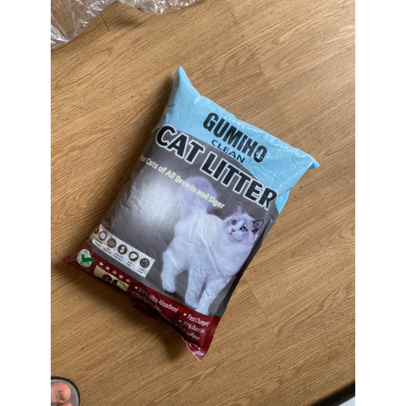 Cát đất sét cho mèo Gumiho 8L 4kg vón tốt