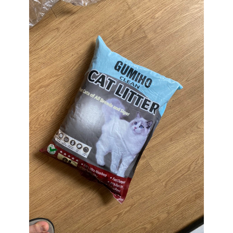 Cát đất sét cho mèo Gumiho 8L 4kg vón tốt