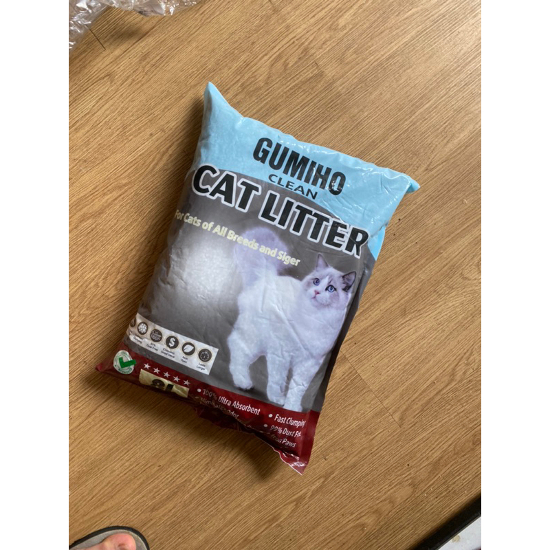 Cát đất sét cho mèo Gumiho 8L 4kg vón tốt