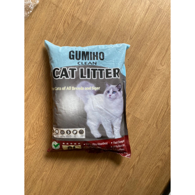 Cát đất sét cho mèo Gumiho 8L 4kg vón tốt