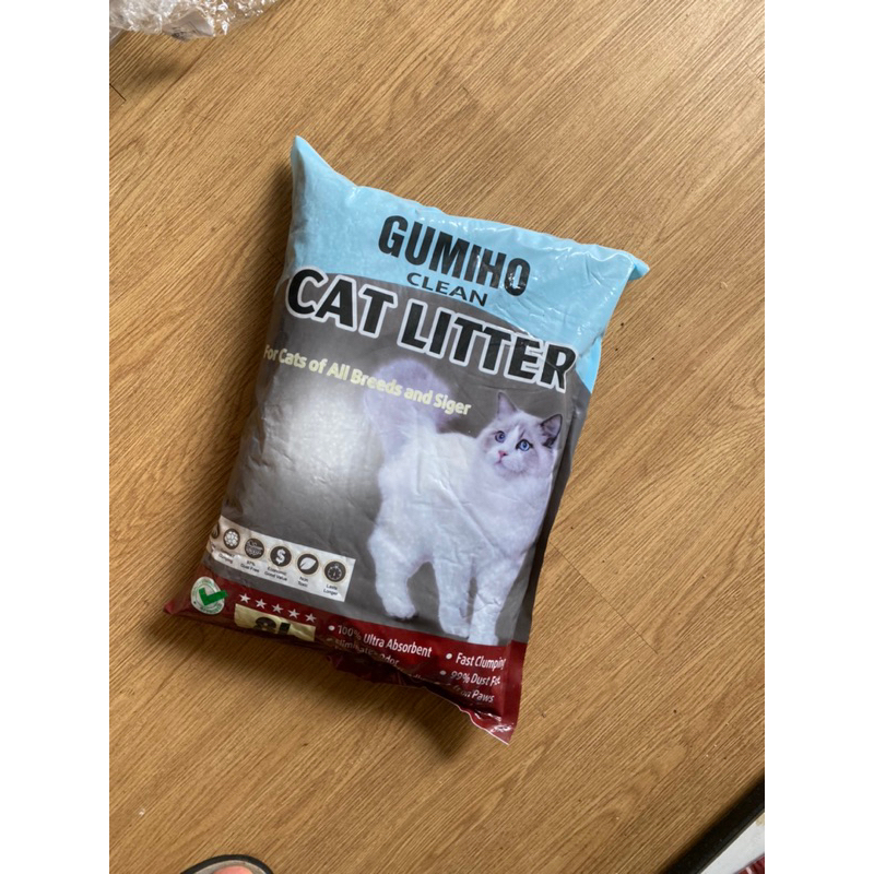 Cát đất sét cho mèo Gumiho 8L 4kg vón tốt