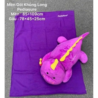 bộ chăn mềm gối khủng long cho bé pediasure 🌹🌹freeship🌹🌹hkm sữa pediasure