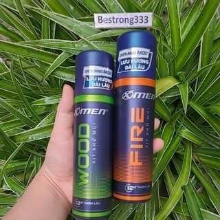 Xịt khử mùi xmen fire/wood 140ml