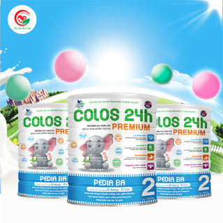 Combo 5 lon tặng 1 colos 24h premium ba số 2 6 tháng - 6 tuổi bé ăn ngon, tăng cân đều