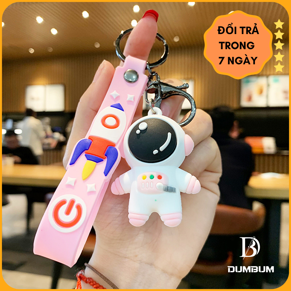 Móc Khóa Cao Su Phi Hành Gia Hoạt Hình Dễ Thương Dùng Trang Trí DK104