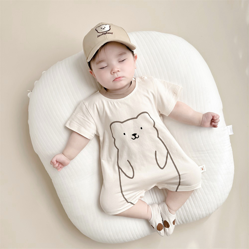 Body Đùi Đáng Yêu Cho Bé, Bộ Liền Thân Cộc Tay Chất Thun Lạnh Thoáng Mát, Bodysuit Sơ Sinh 3-12kg
