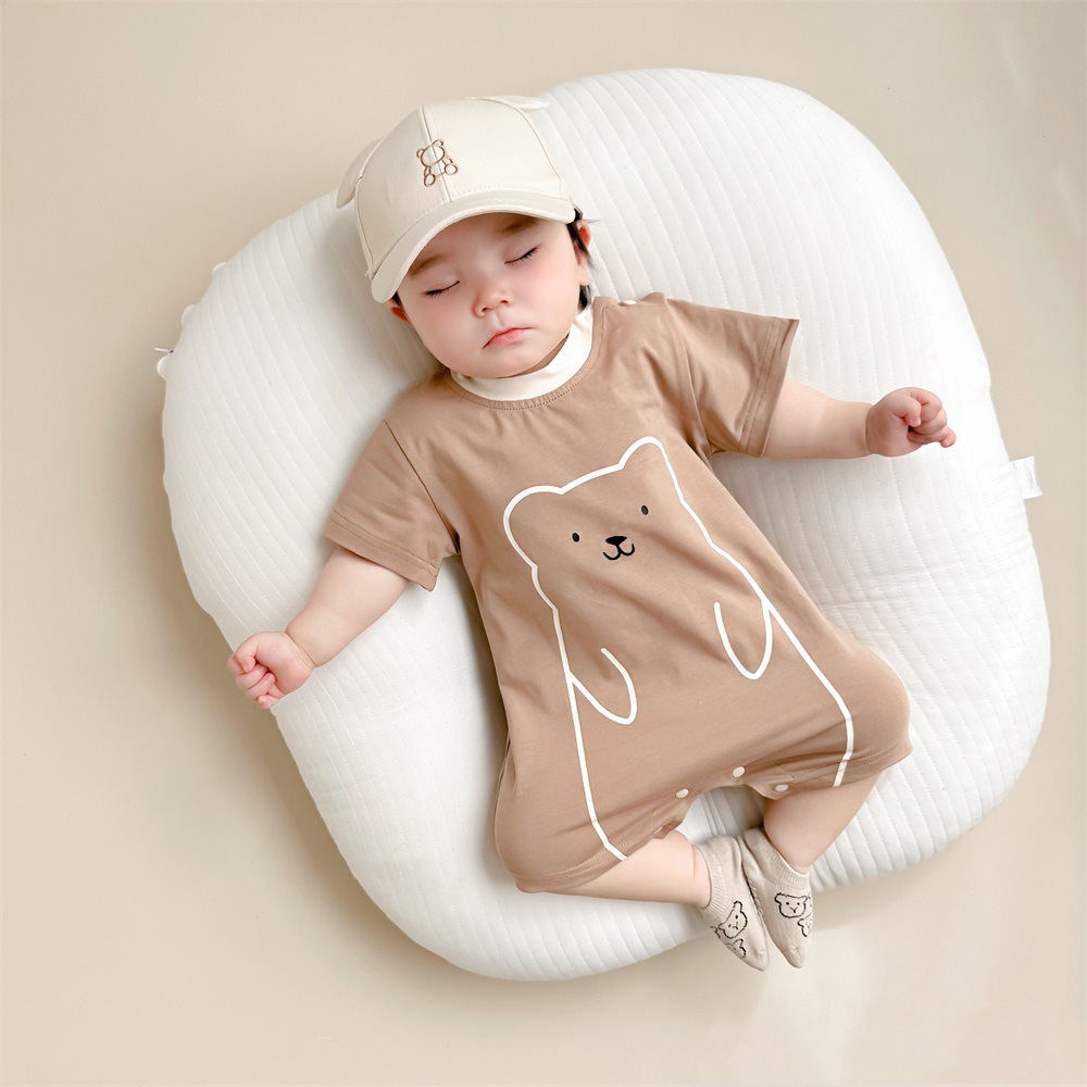 Body Đùi Đáng Yêu Cho Bé, Bộ Liền Thân Cộc Tay Chất Thun Lạnh Thoáng Mát, Bodysuit Sơ Sinh 3-12kg