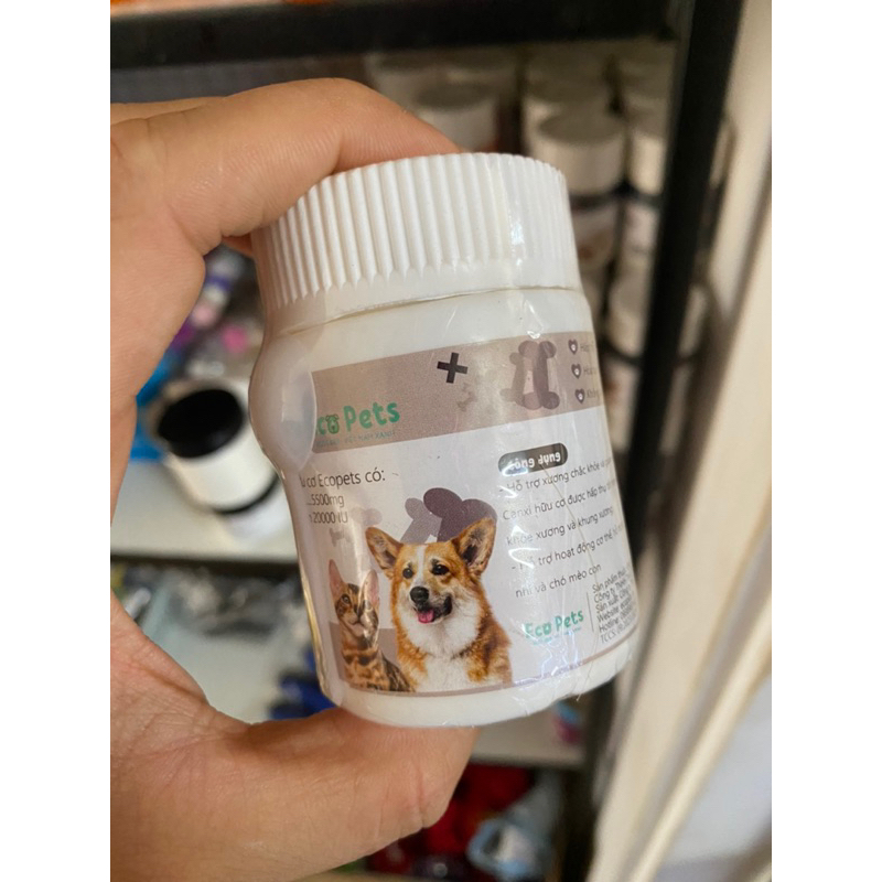 Canxi cho chó mèo, Canxi hữu cơ, hấp thu nhanh gói 5gr