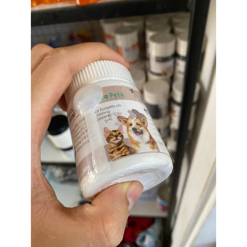 Canxi cho chó mèo, Canxi hữu cơ, hấp thu nhanh gói 5gr