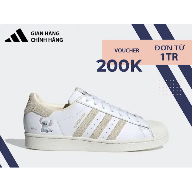 Giày Adias superstar Lilo Stitch White - HQ6356 - Ordixi.com FREE SHIP