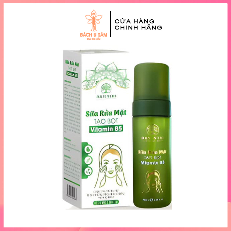 Sữa Rửa Mặt Tạo Bọt Vitamin B5 Duyên Thị Bách Y Sâm
