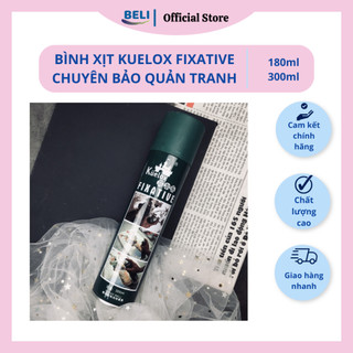 Bình xịt Kuelox Fixative dung tích 180/300ml chuyên bảo quản tranh