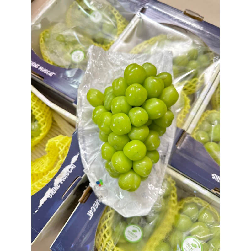 Nho mẫu đơn Hàn Quốc thùng 2 chùm 2 kg