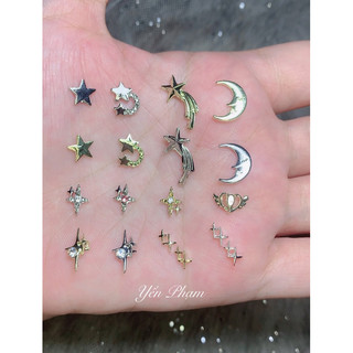 Charm ánh sáng bầu trời trang trí móng tay siêu xinh - charm nail xinh