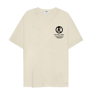 REU Áo Thun REUNION BIGS Tay Lỡ Local Brand (Kem/Đen)