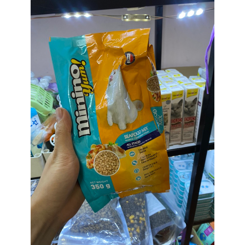 Hạt cho mèo, Hạt Minino Yum 350gr cho mèo mọi lứa tuổi