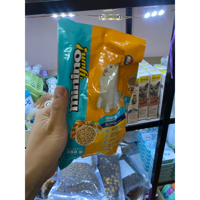 Hạt cho mèo, Hạt Minino Yum 350gr cho mèo mọi lứa tuổi