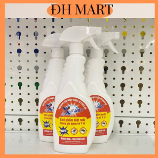 Xịt diệt ruồi X-Fast, Chế phẩm diệt Ruồi trong gia đình và y tế chai 350ml hiệu quả cao, không mùi X-Fast