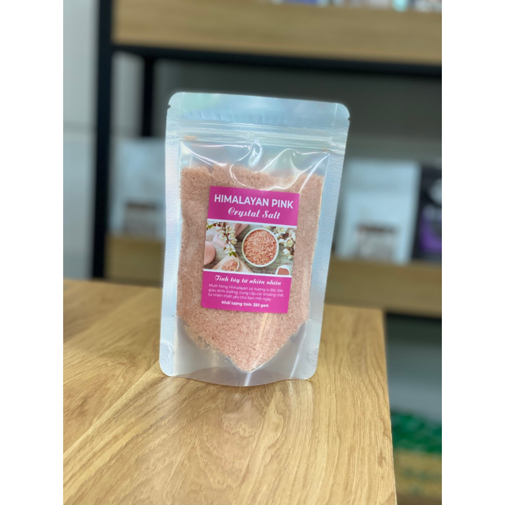 Muối hồng HIMALAYAN hạt mịn dùng làm cà phê muối