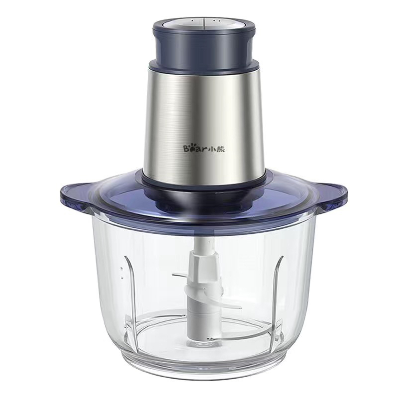 Máy xay đa năng BEAR mã QSJ_E03A9 đầu inox màu xanh công suất 300W lưỡi thép sắc bén không gỉ bảo hành 12 tháng
