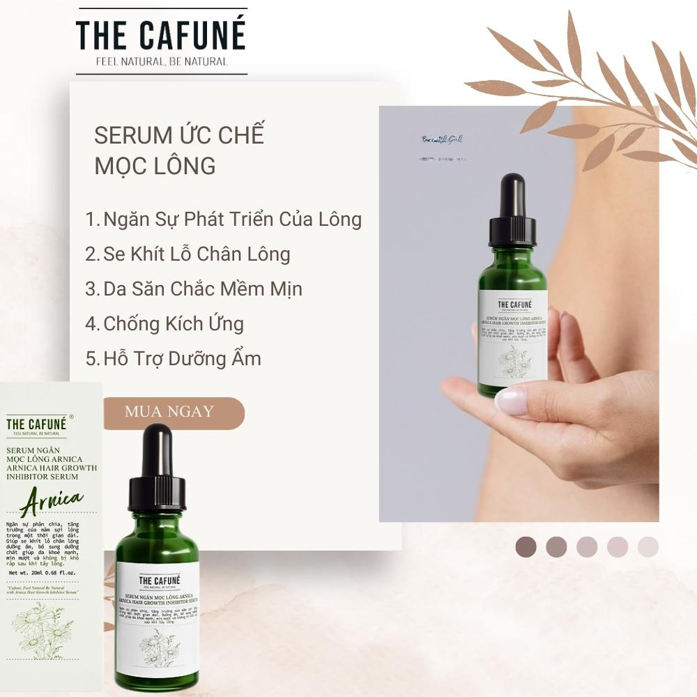 Kem Tẩy Lông Olive Serum Ức Chế Mọc The Cafune Gel Triệt Lông Ria Mép Nách Chân Tay Vùng Kín Bikini Nam Nữ Không Đau