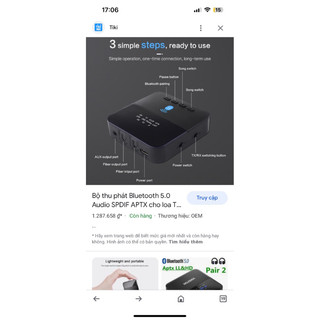 Bộ Chuyển Đổi Thu Phát Bluetooth 5.0