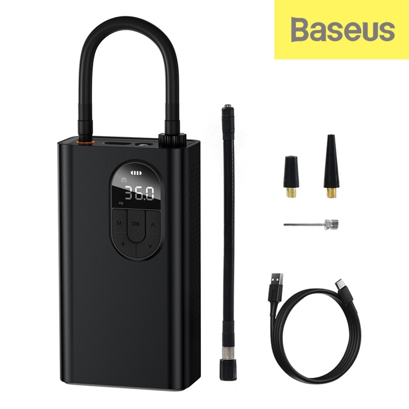 Bơm lốp ô tô xe máy dùng Pin Baseus Energy Source Inflator Pump