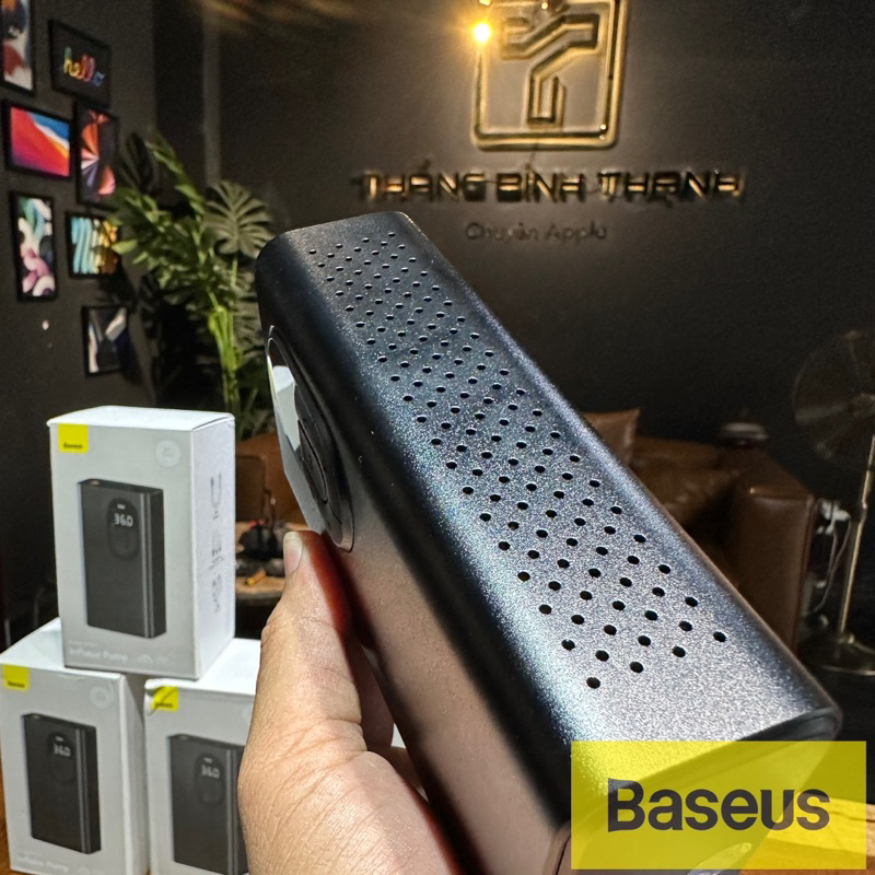 Bơm lốp ô tô xe máy dùng Pin Baseus Energy Source Inflator Pump