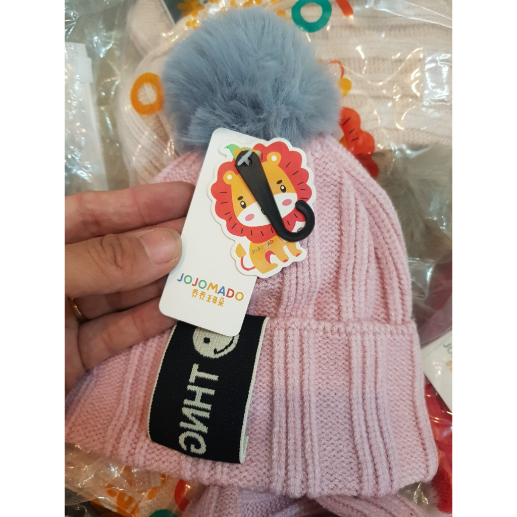 SET MŨ LEN + KHĂN LEN MINKBABY CHO BÉ 1-4 TUỔI