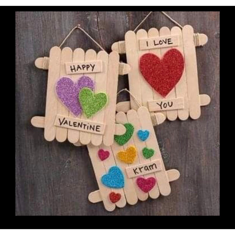 Set nguyên liệu làm Quà tặng 5 khung ảnh handmade, trang trí hoặc làm quà sinh tặng sinh nhât