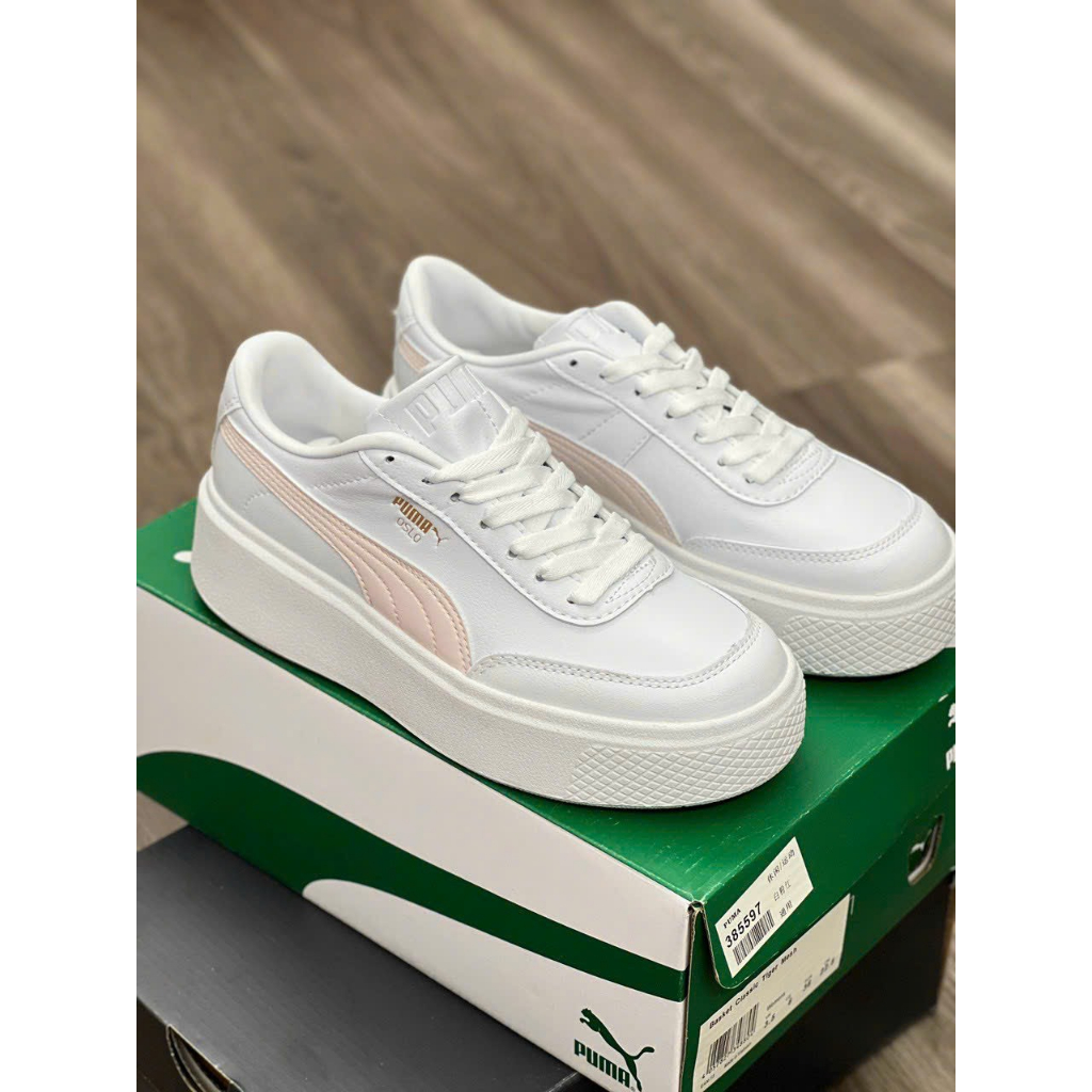 Giày Puma Oslo Maja Trắn Hồng Cao Cấp [FULLBOX BẢO VỆ]
