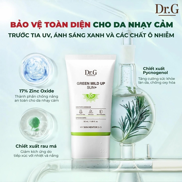 Kem chống nắng dưỡng sáng da Dr.G Brightening Up Sun+ SPF50+ PA+++ 50ml