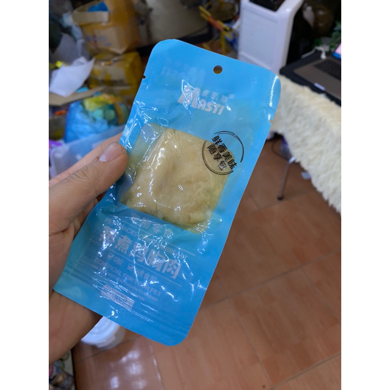 Ức gà hấp masti cho chó mèo 40gr m86pet