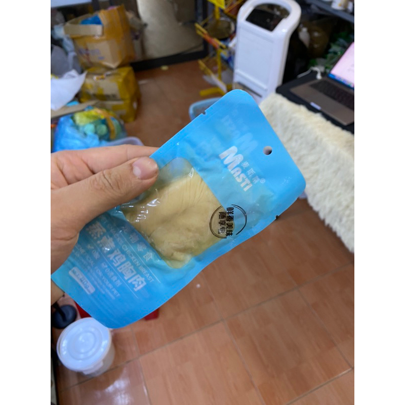 Ức gà hấp masti cho chó mèo 40gr m86pet