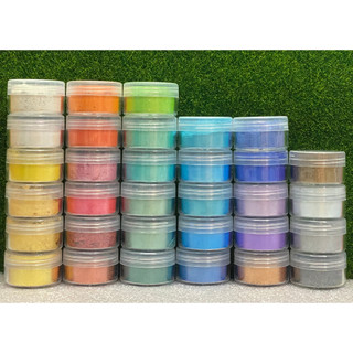 32 Màu Bột camay nhũ ánh kim pha Epoxy Resin