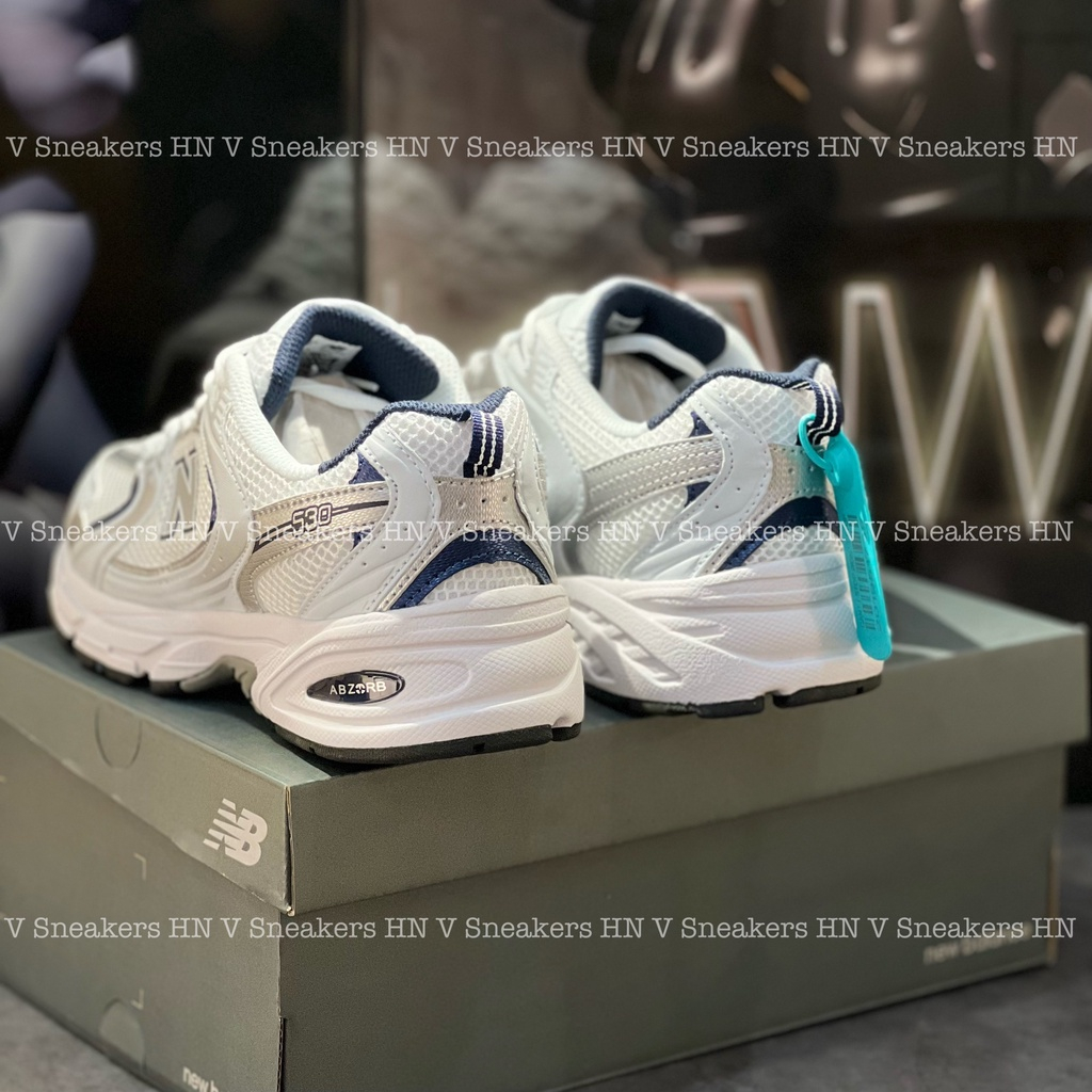 Giày Thể Thao NB 530 White Silver NB Xám Bạc Newbalannce White Grey