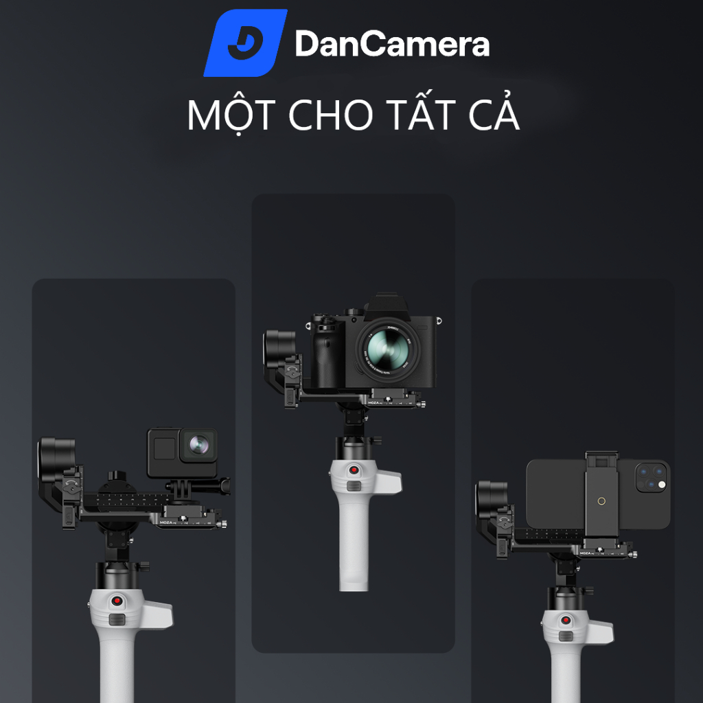 Tay cầm gimbal chống rung Moza Aircross S