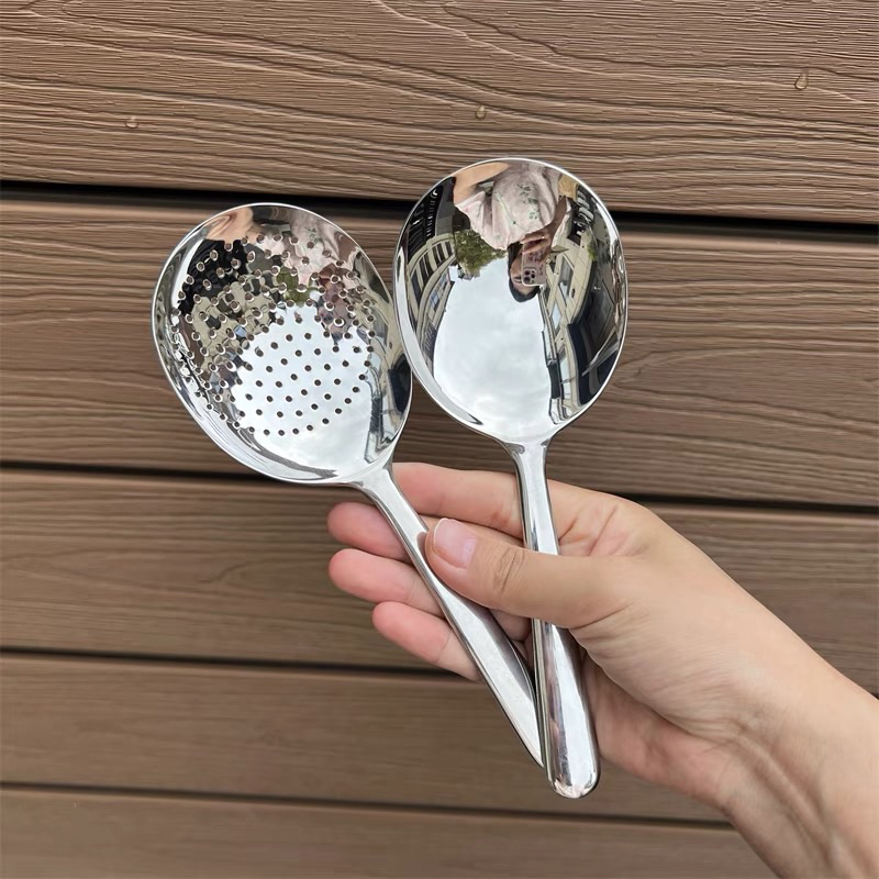 Thìa vá muôi thủng inox 304