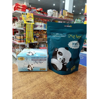 Khăn nén viên cao cấp MyLan đa năng au khô lau ướt 100% cotton mềm mại an toàn cho da.