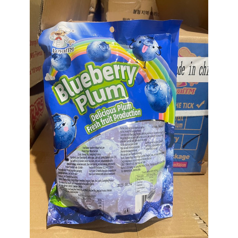 Mứt trái cây mận xấy khô 408g